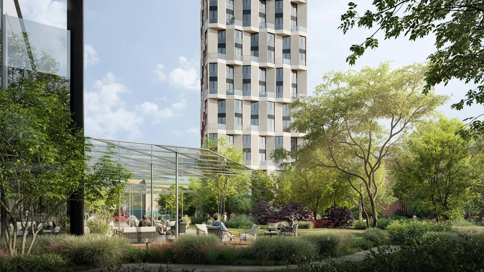 Началось строительство надземной части третьей очереди ЖК в Пресненском районе