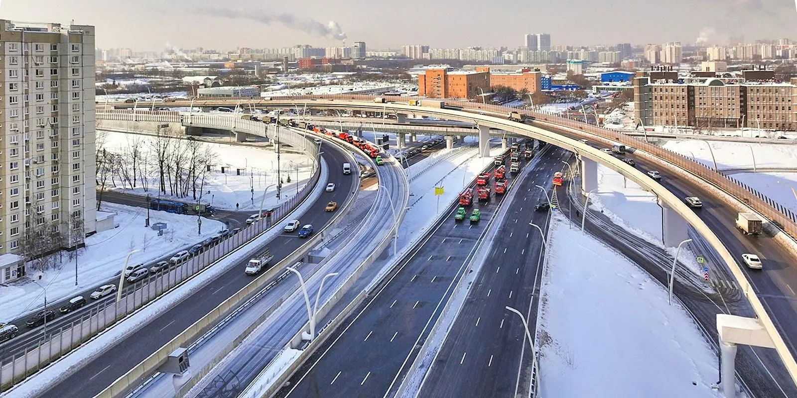 В 2026 году в Москве построят более 90 километров новых дорог