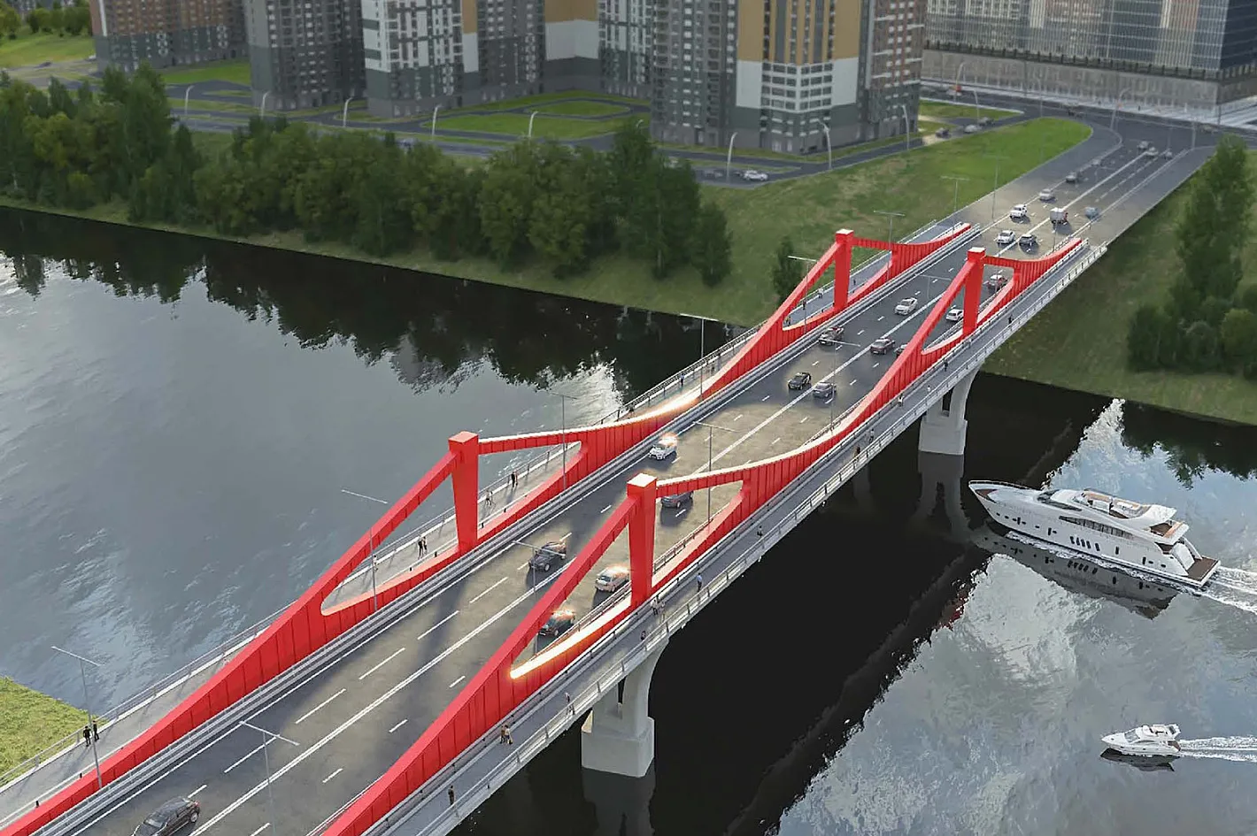 Мост через Москву-реку в сторону улицы Мясищева введут в 2025 году