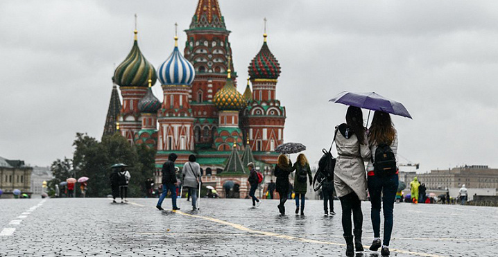 В Москве пройдут дожди и грозы