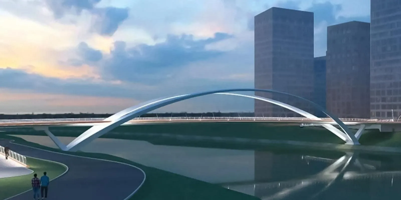 Между Мневниковской поймой и Крылатским началась стройка моста через Москву-реку