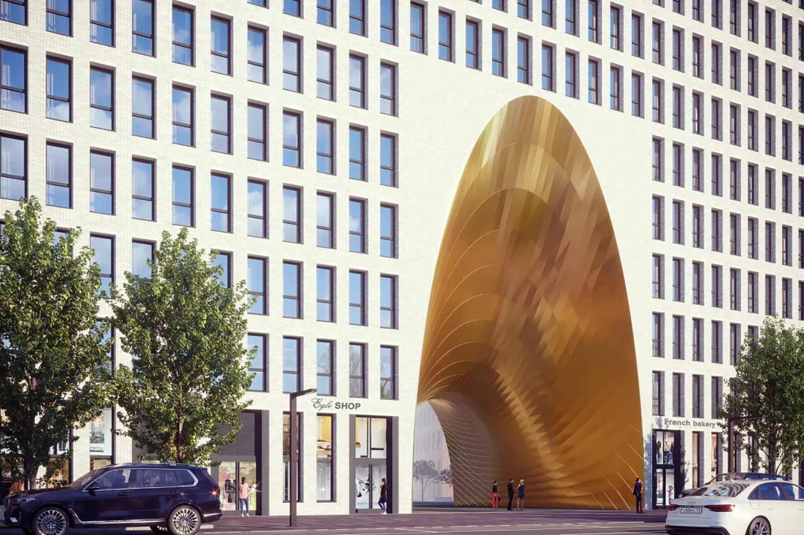 Вишенка на фасаде