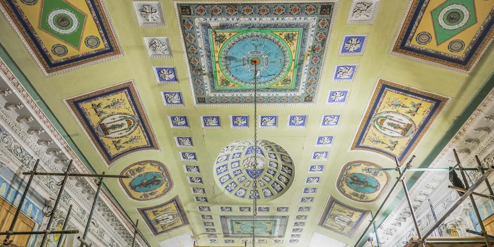 Итальянский павильон усадьбы Останкино реставрируют в Москве