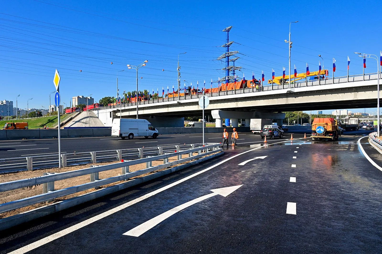 Программа реконструкции развязок на МКАД завершена