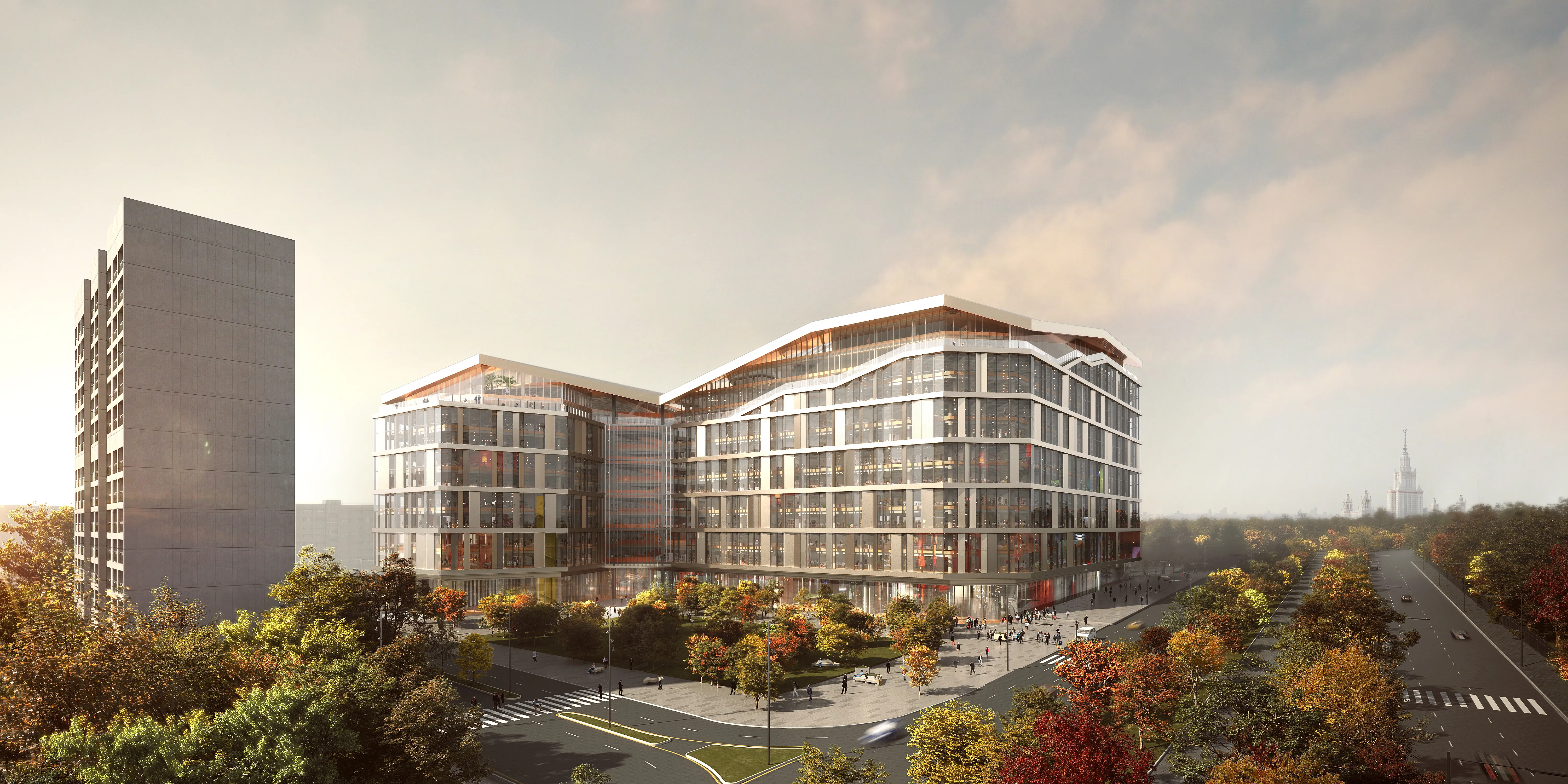 Здание штаб-квартиры «Яндекса» достроят к середине 2024 года