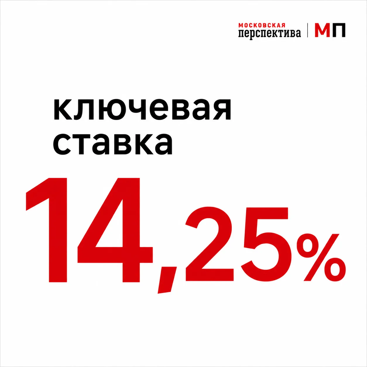 ЦБ снизил ключевую ставку до 14,25%