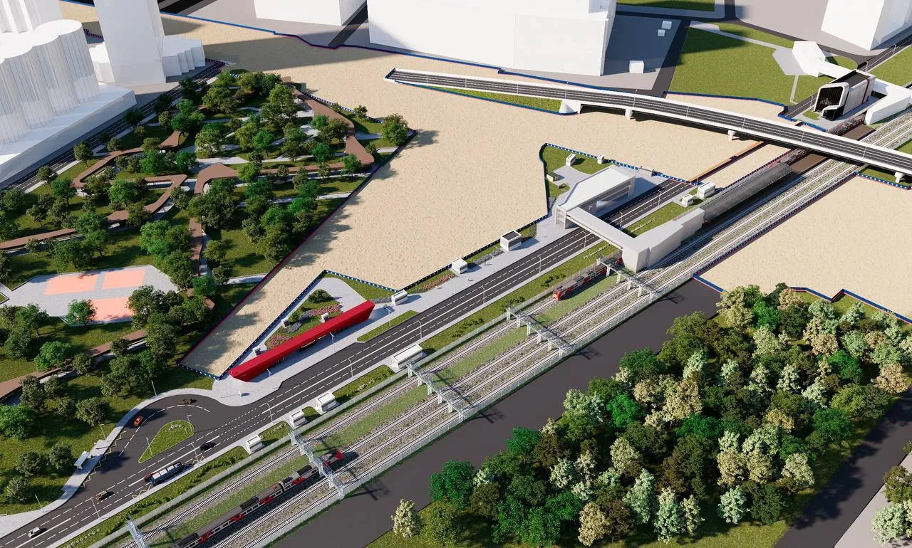 У станции метро «ЗИЛ» высадят деревья с кустарниками и разобьют цветники