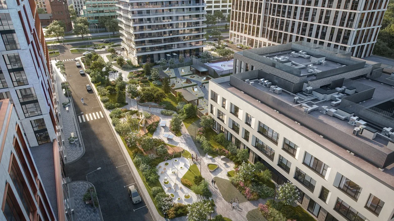 «Зеленые» кабинеты для работы на свежем воздухе появятся на бульваре жилого квартала PRIDE 