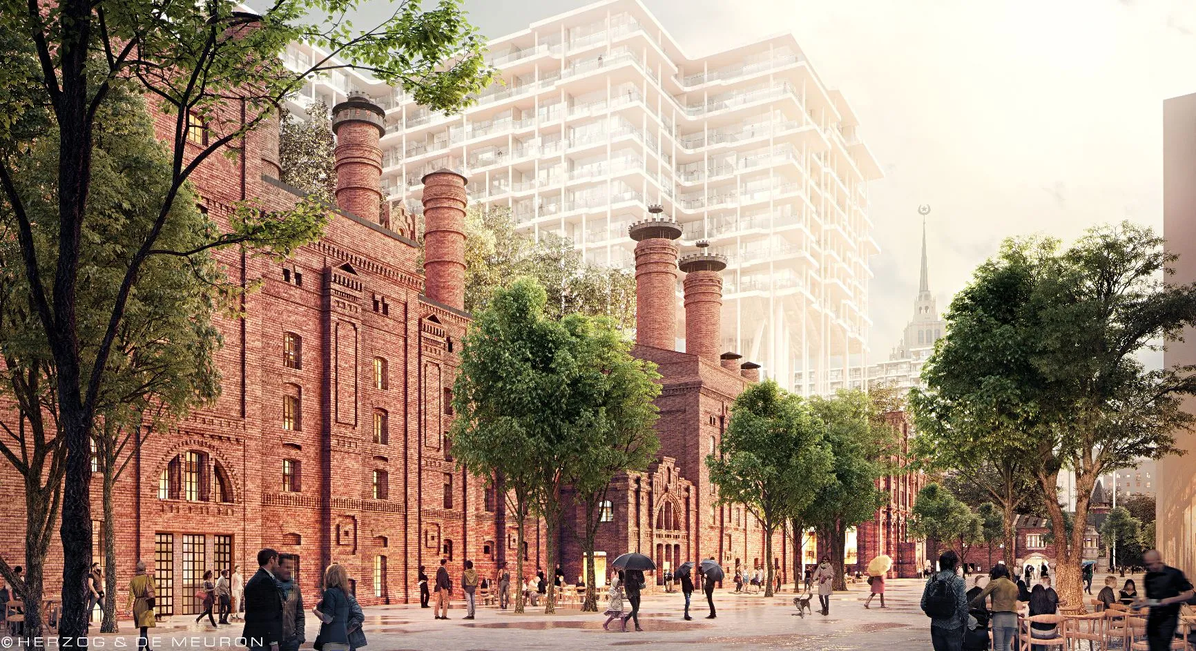 Исторические строения бывшего Бадаевского пивоваренного завода впервые отреставрируют