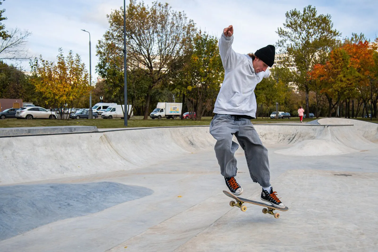 Стадион с воздушной трибуной 