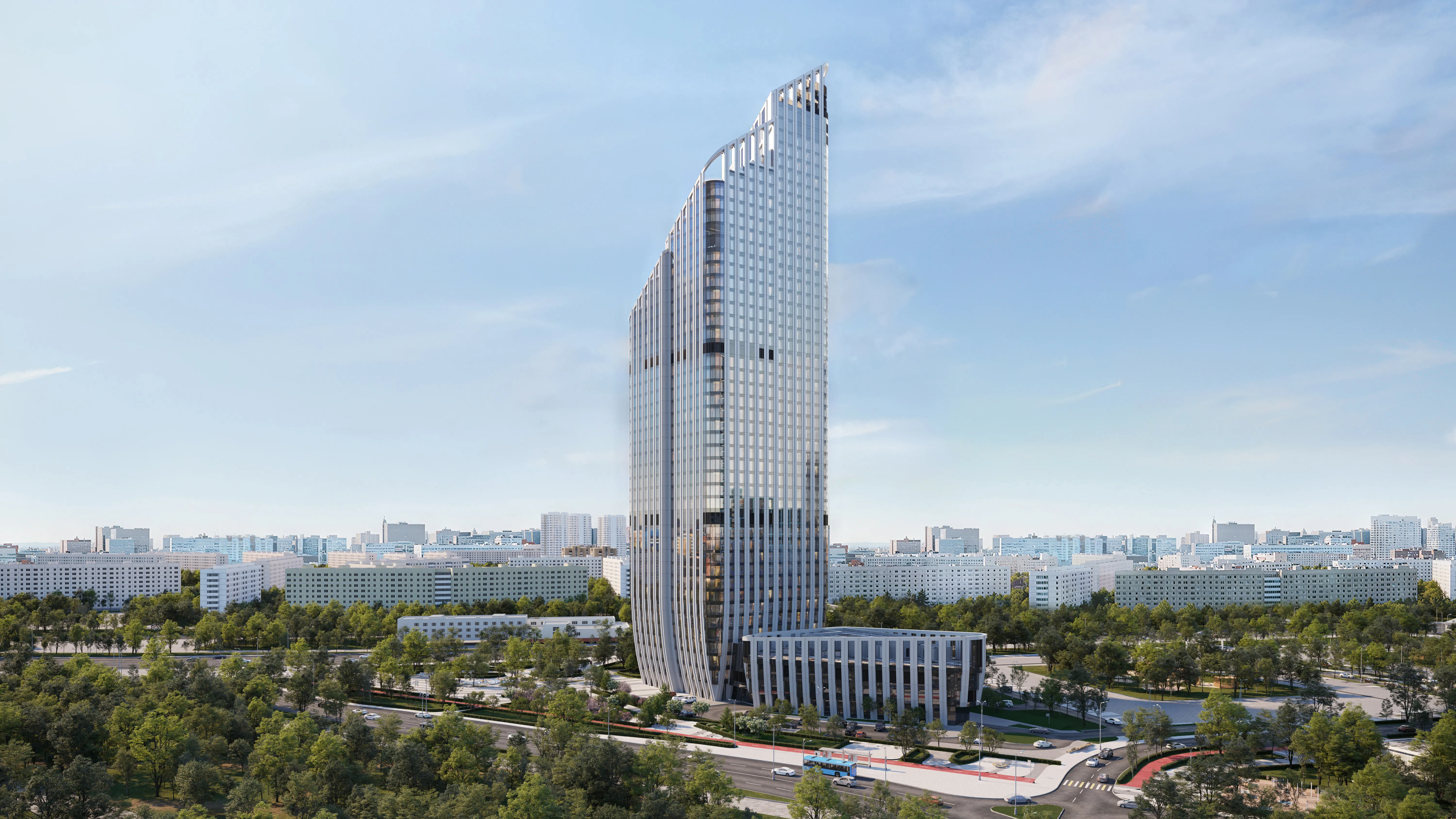 Утверждено архитектурно-градостроительное решение многофункционального бизнес-центра «Адмирал» в Южном порту