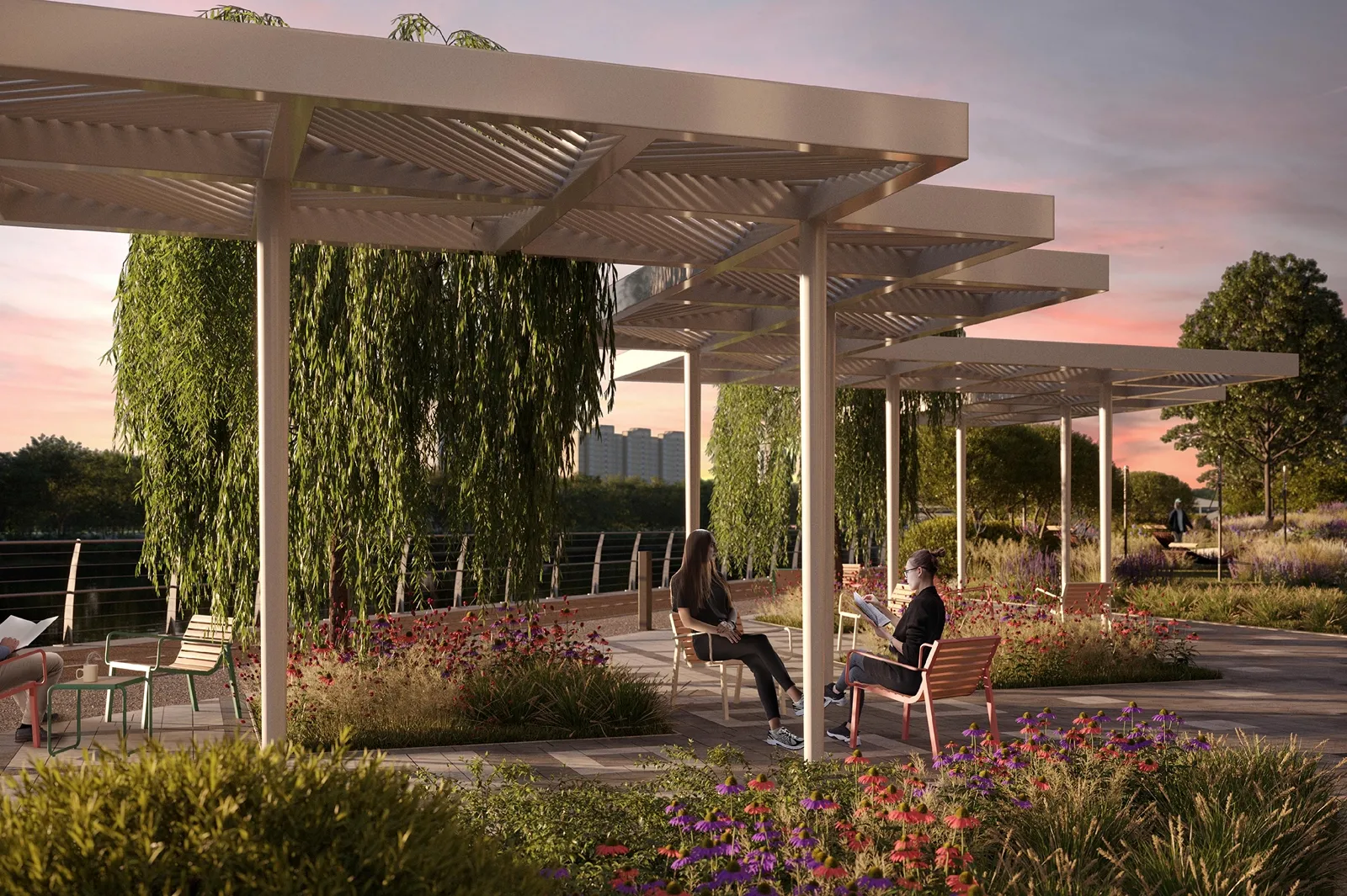 Реконструкция набережной «Западный порт» завершена почти на 75%