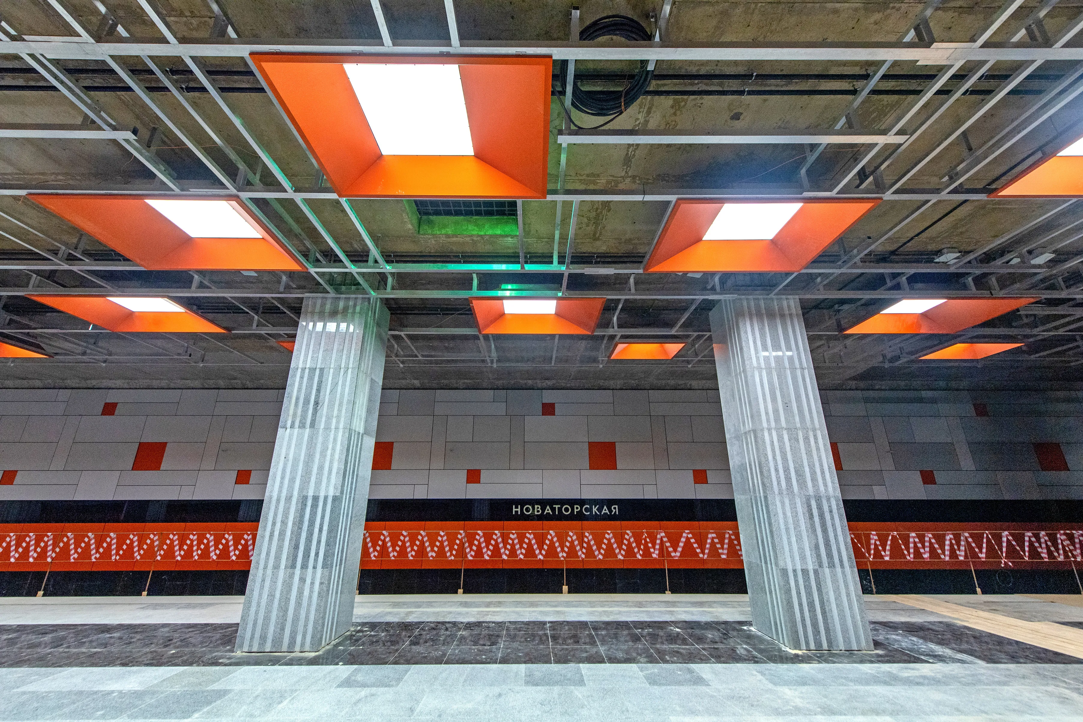 Как строится станция Троицкой линии метро,  с которой можно будет сделать пересадку на Большое кольцо 