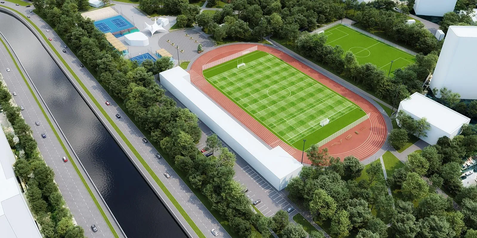 В Москве реконструируют стадион «Металлург»