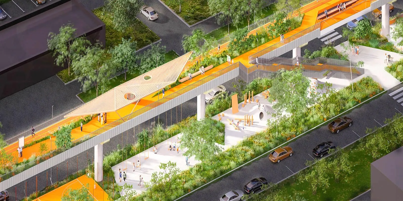 Утвержден проект планировки территории под высотный парк на месте монорельса