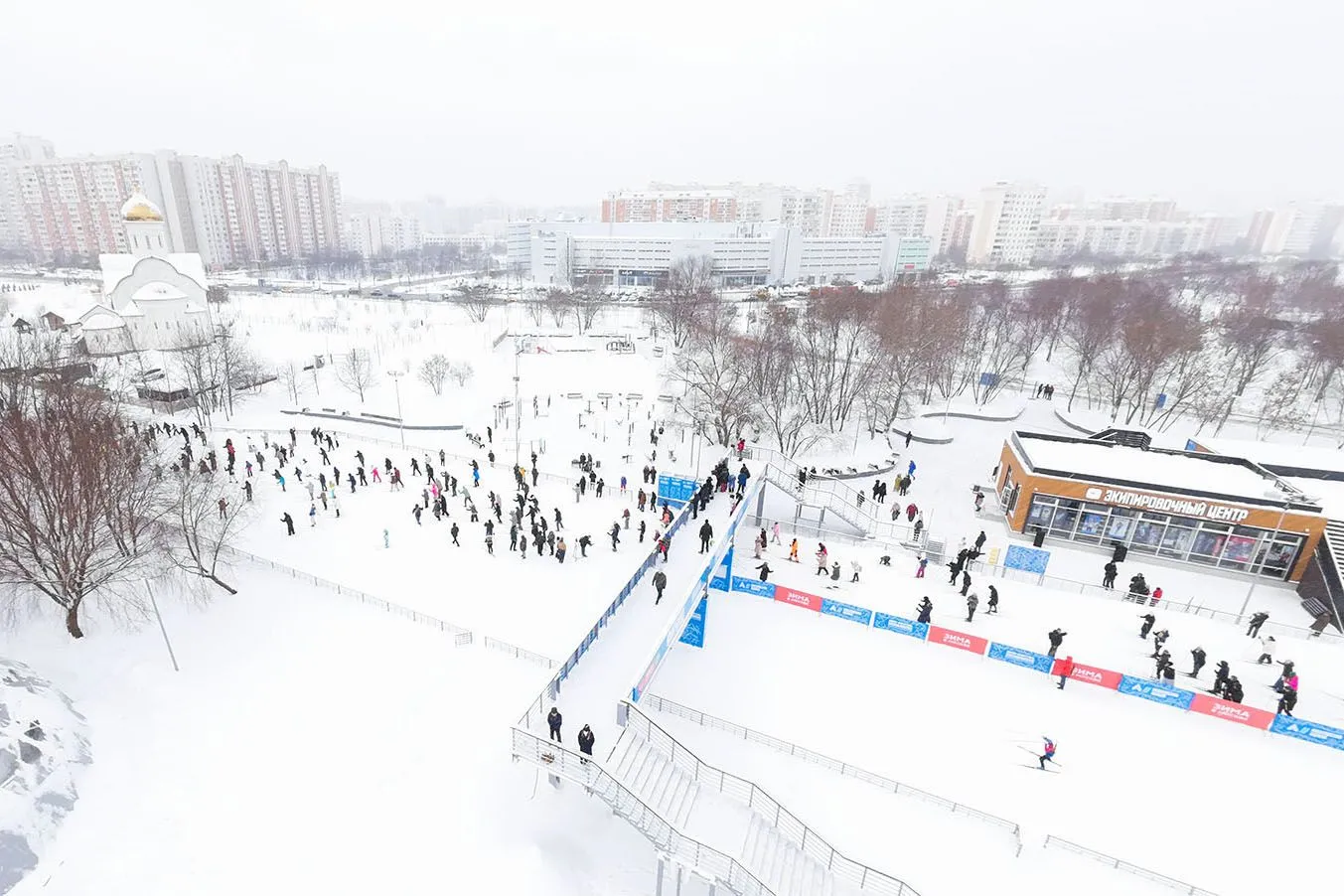 К 2030 году в Москве планируют создать еще восемь флагманских лыжных трасс