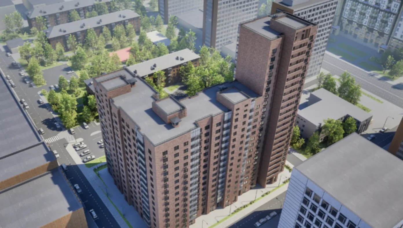 В районе Соколиная Гора строят дом по программе реновации