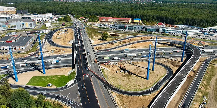 Алтуфьевскую развязку на МКАД запустят осенью