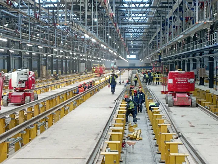 Депо «Аминьевское» введут в строй одновременно с Большой кольцевой линией метро – весной этого года 