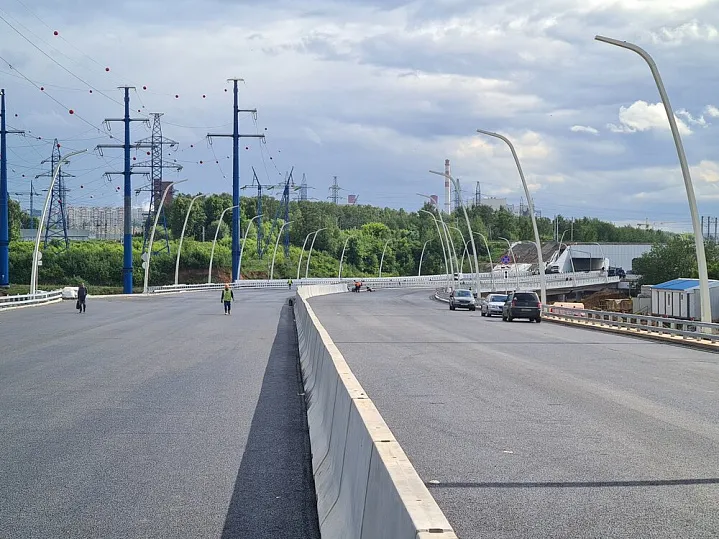 Сергей Собянин открыл южный участок МСД от Шоссейного проезда до станции МЦД-2 «Курьяново»