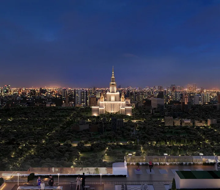 Жилой проект с 60% видовых квартир на МГУ появится на западе Москвы в 2026 году