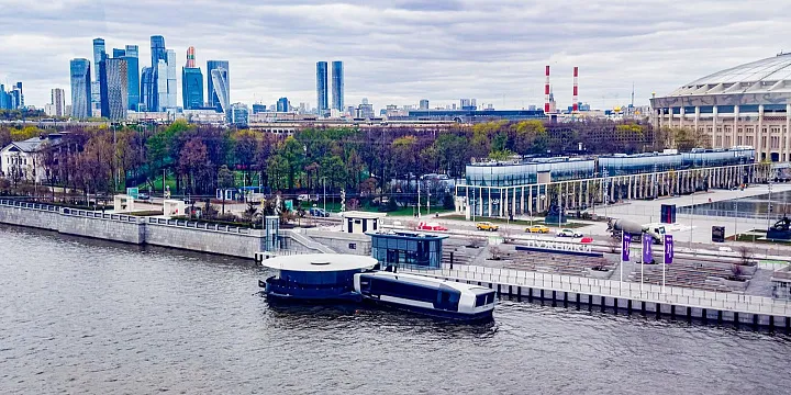 В Москве открыли четвертый маршрут регулярного речного транспорта