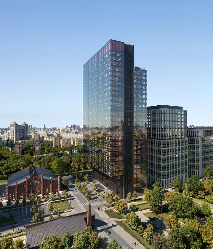 Cогласован проект нового офисного центра на улице Пресненский Вал