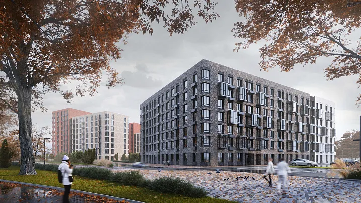 Пять жилых корпусов в скандинавском стиле с лугом для йоги появятся в Новой Москве