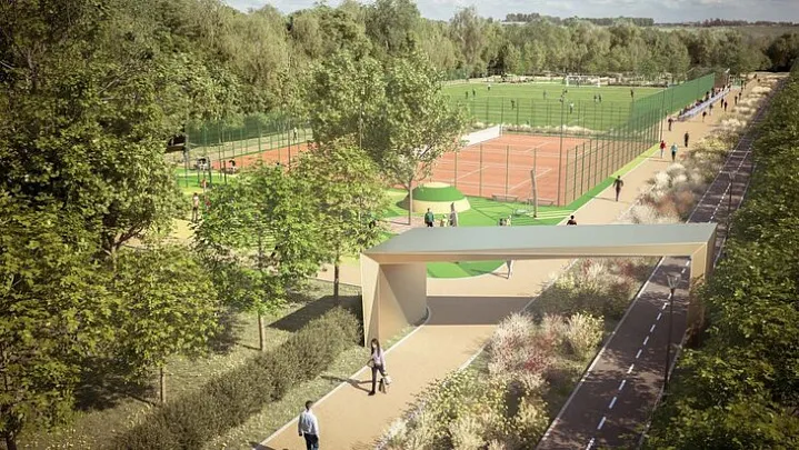 На юге столицы стартовало благоустройство в пойме реки Шмелевки 