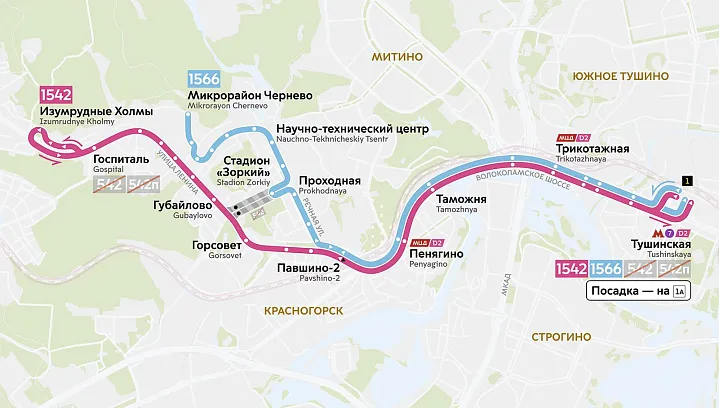 Новые автобусные маршруты свяжут северо-запад Москвы с Красногорском