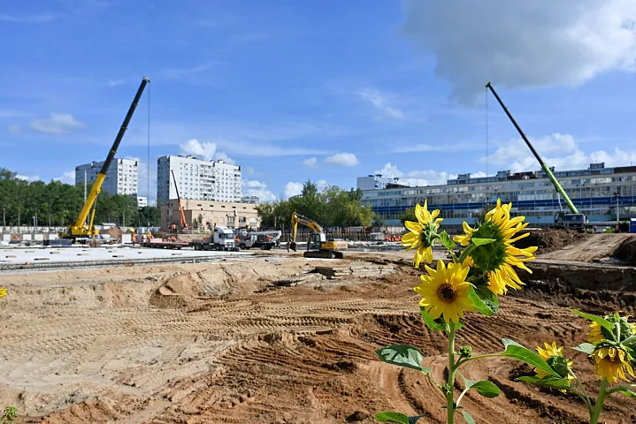 Продолжается масштабная реконструкция Киностудии им. М. Горького