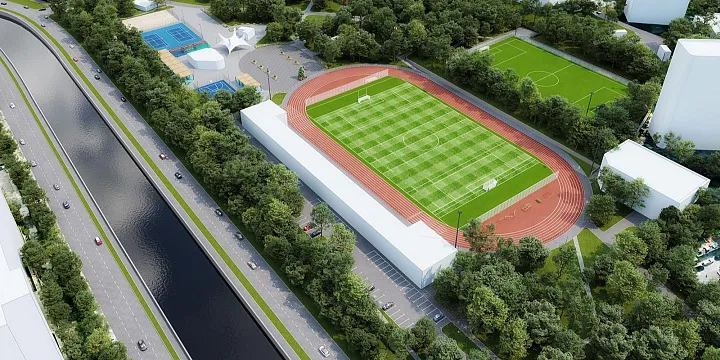 В Москве реконструируют стадион «Металлург»