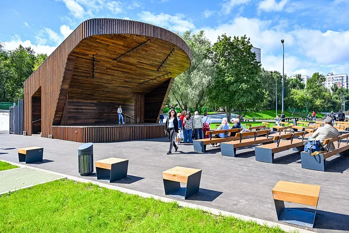 У Беловежского пруда в Можайском районе открылась новая зона отдыха