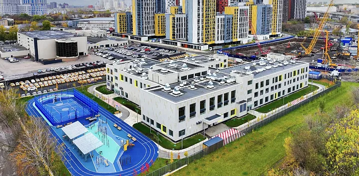 В районе Богородское построили школу на 600 мест