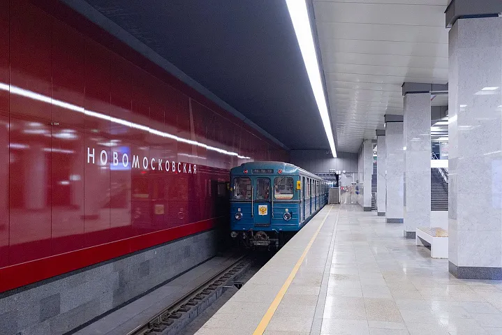 По новому участку Сокольнической линии метро проехал первый тестовый электропоезд