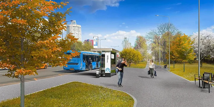 Благоустройство Волгоградского проспекта закончат осенью