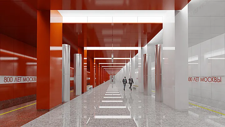 К станции метро «Яхромская» начали строить переход 