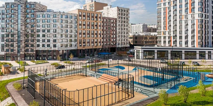 В 1-м Котляковском переулке появилась большая спортивная зона 