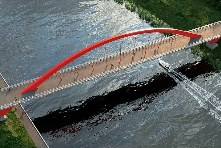 Какие пешеходные мосты построят в Москве до 2027 года  