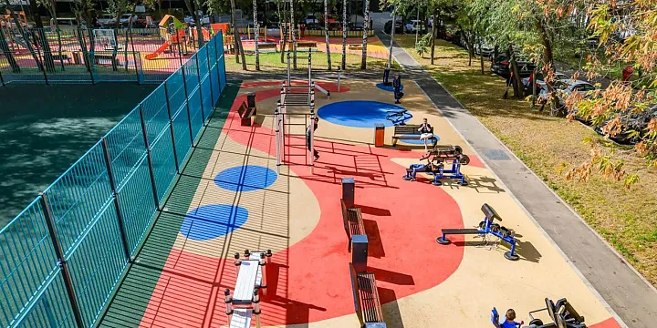 В Москве завершили основное благоустройство дворов