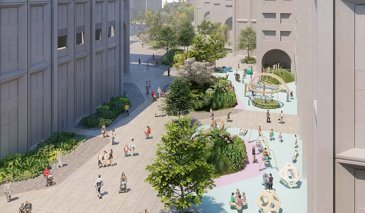 Благоустроенное пространство с детской и спортивной площадками появится в районе Дорогомилово