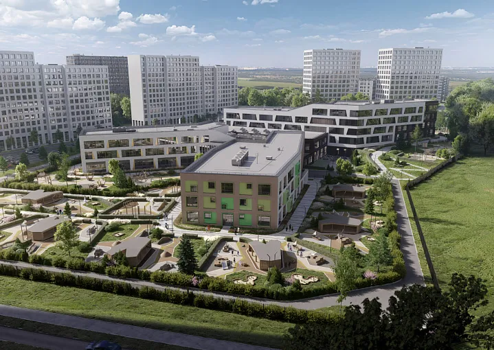 Учебный комплекс в Десёновском поселении в ТиНАО достроят в 2025 году