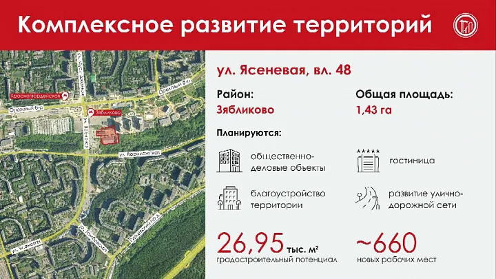 Четыре участка на юге и востоке Москвы попадут под действие программы КРТ 
