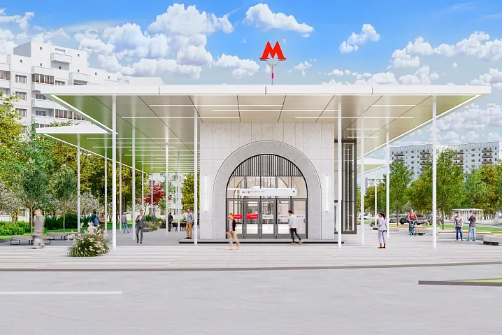 Утверждена архитектурная концепция станции «Кленовый бульвар» Бирюлевской линии метро