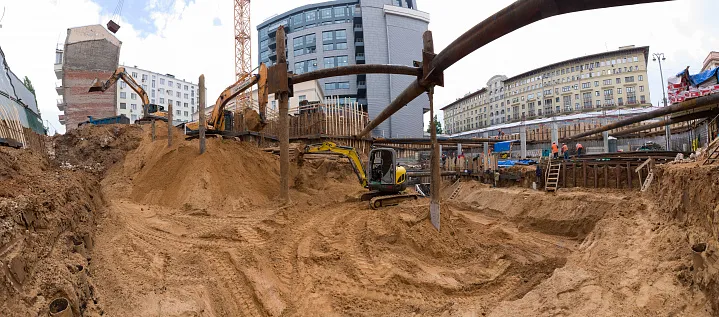 Показываем, как компания «Москапстрой-ТН» восстанавливает историческое здание на Тверской улице