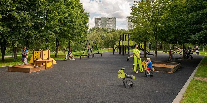 До конца года в парке «Яуза» обустроят детский кластер 
