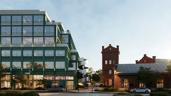 Девелопер FORMA начал реставрацию исторических фасадов креативно-делового кластера GUSTAV