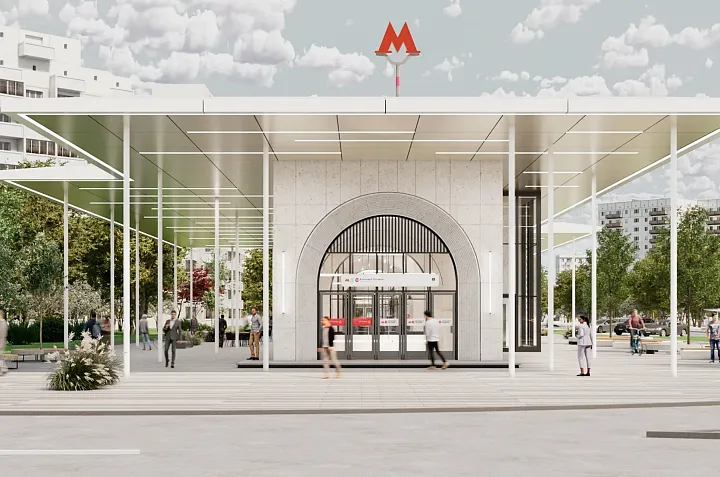 В Москве завершили разработку котлована станции «Кленовый бульвар»