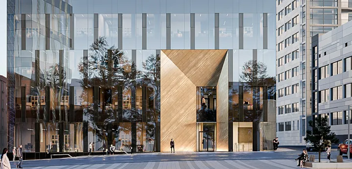 Начался монтаж купола в Центральном кластере МГТУ им. Н.Э. Баумана