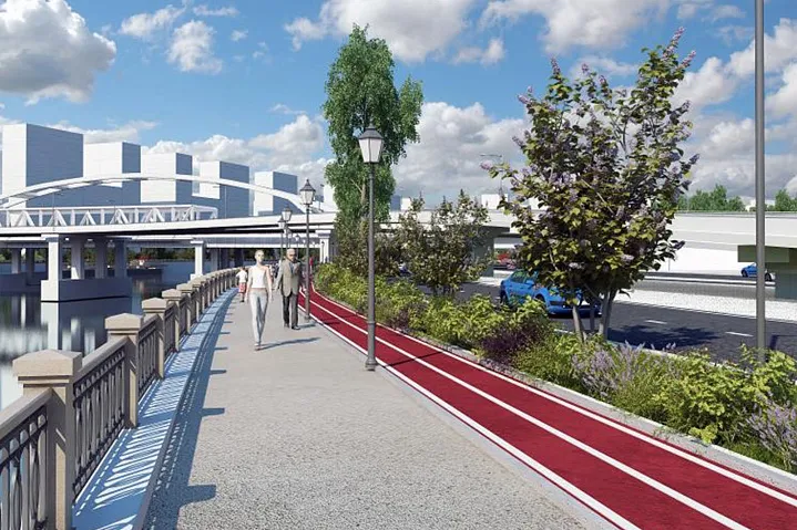 В Москве реконструируют более 20 км набережных до 2026 года 